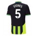 Manchester City John Stones #5 Venkovní Dres 2024-25 Krátkým Rukávem